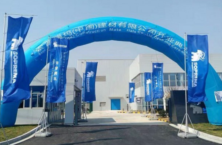 Soprema abrió su primera fábrica en China